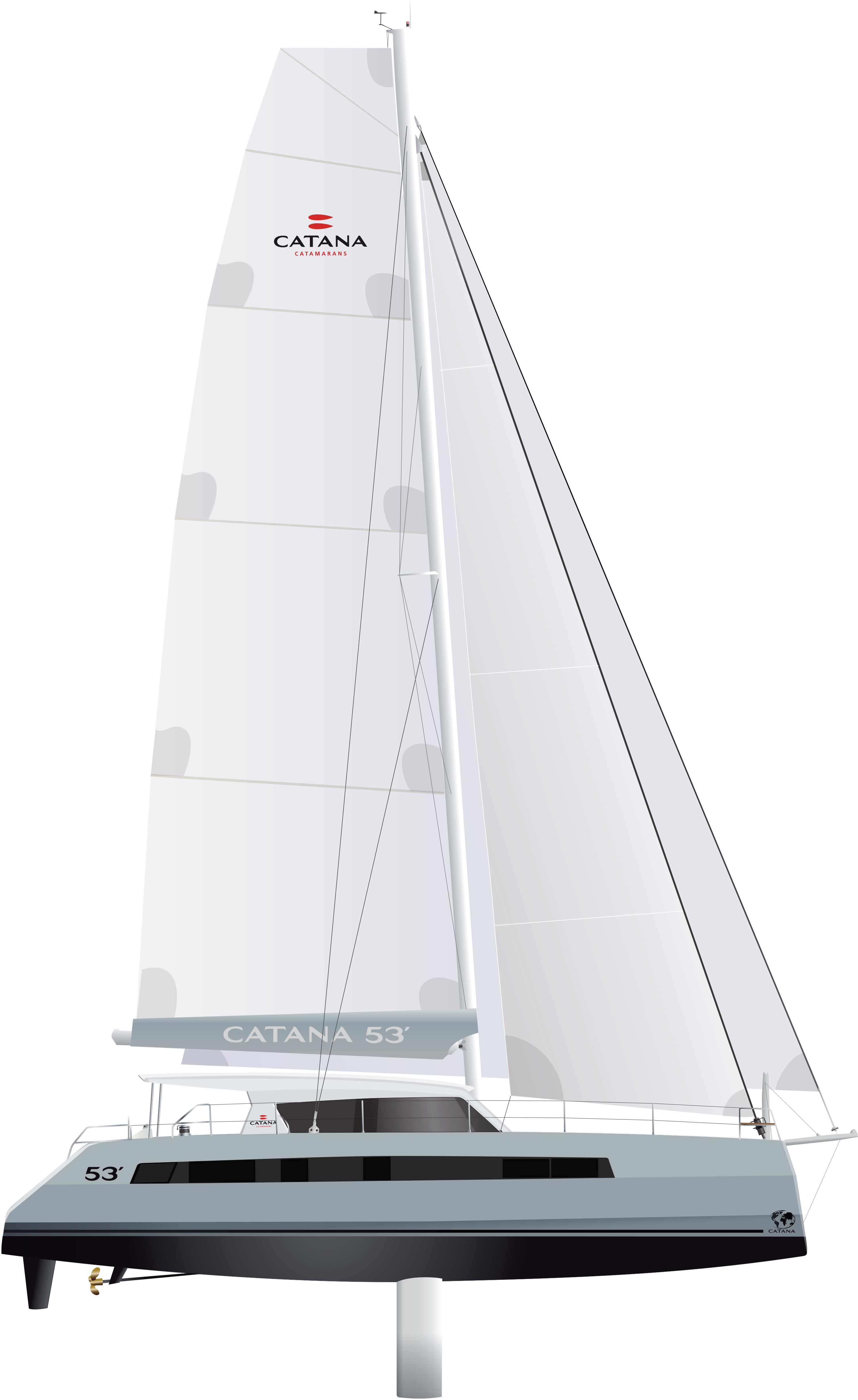 Catamaran 16 m haut de gamme - Catana 53