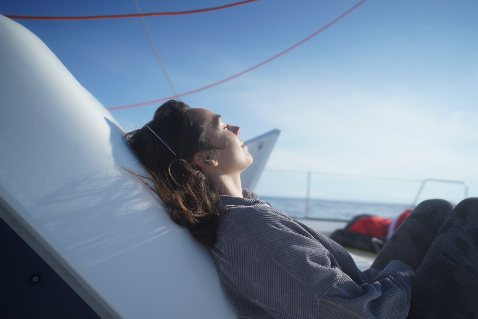 repos sur l'espace avant